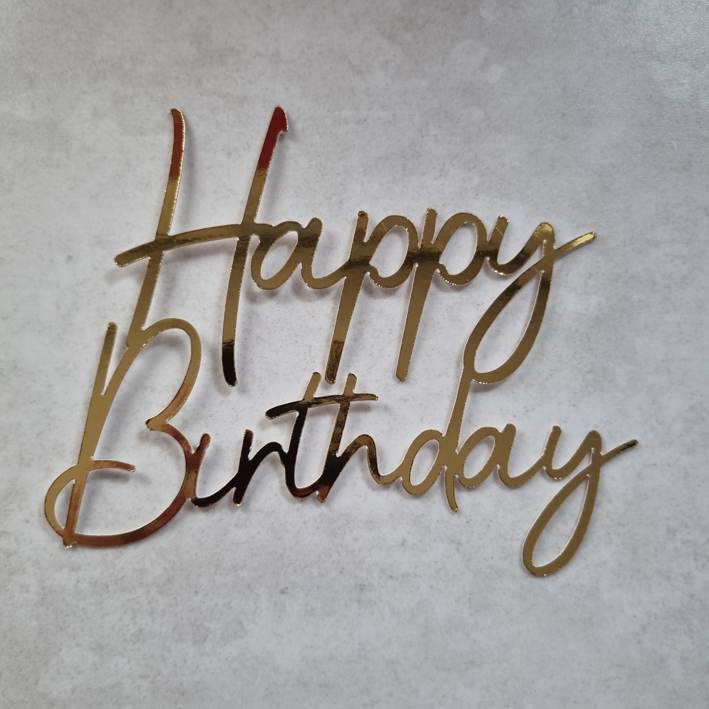Sheet Cake Happy Birthday Topper 1