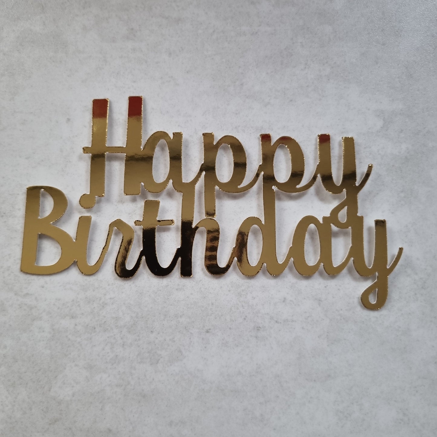 Sheet Cake Happy Birthday Topper 1