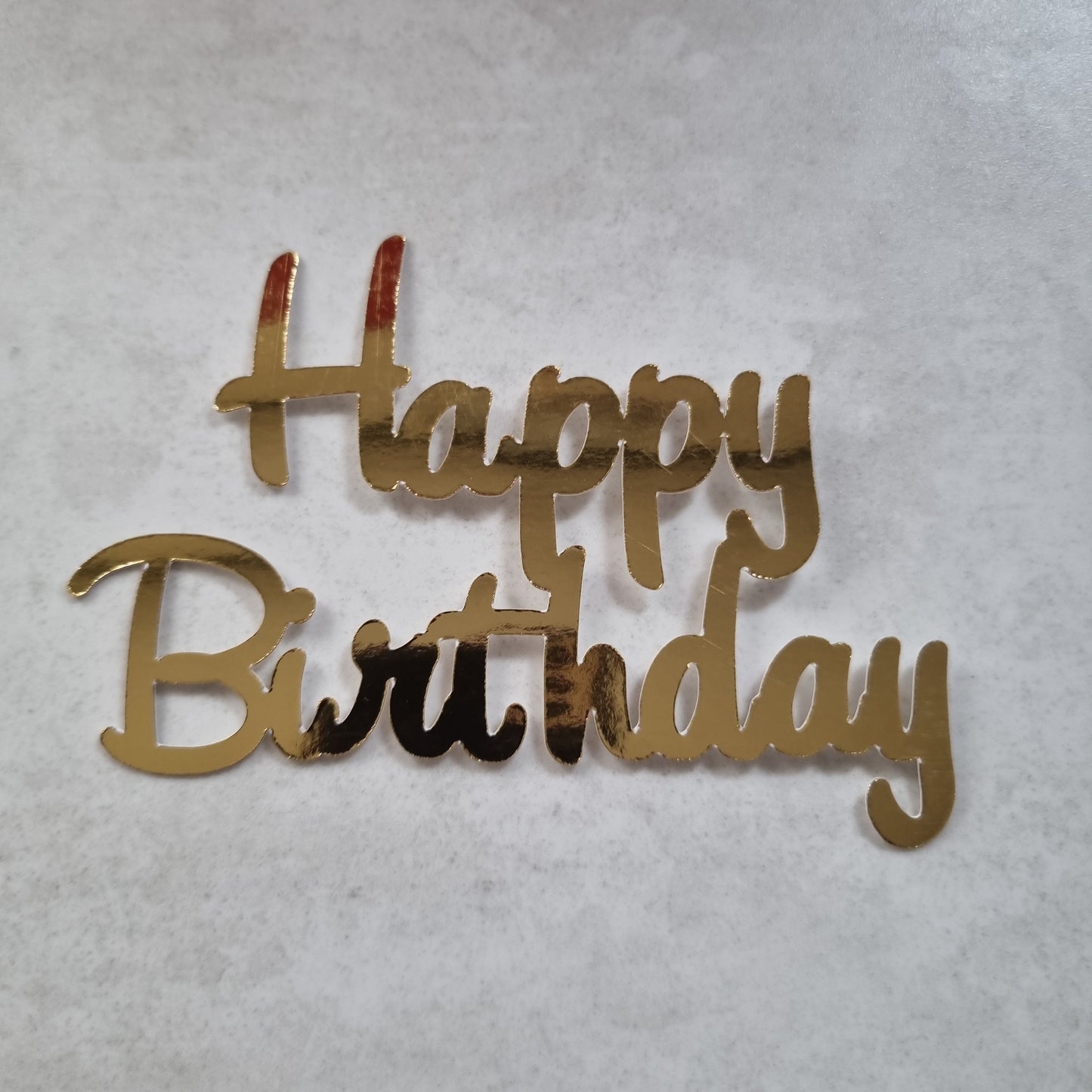 Sheet Cake Happy Birthday Topper 1