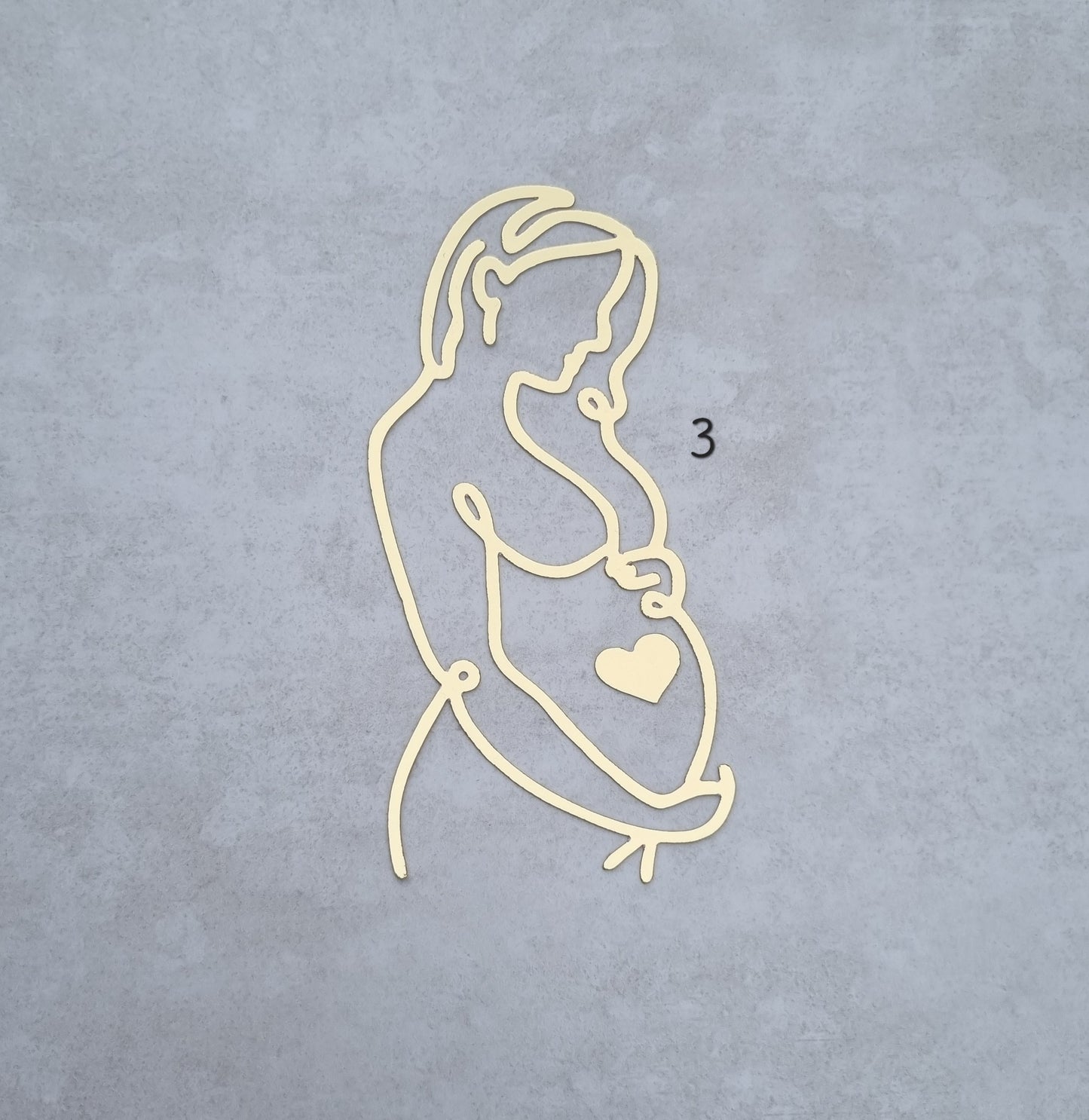 Baby shower cake charm