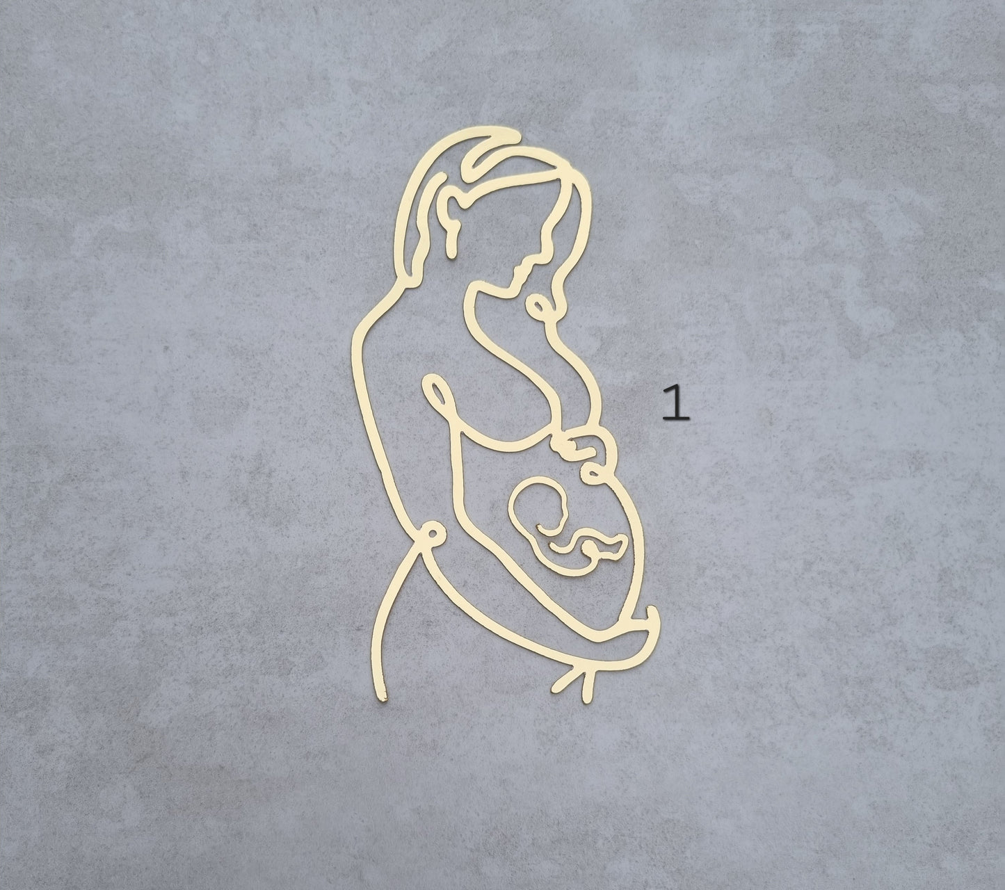 Baby shower cake charm