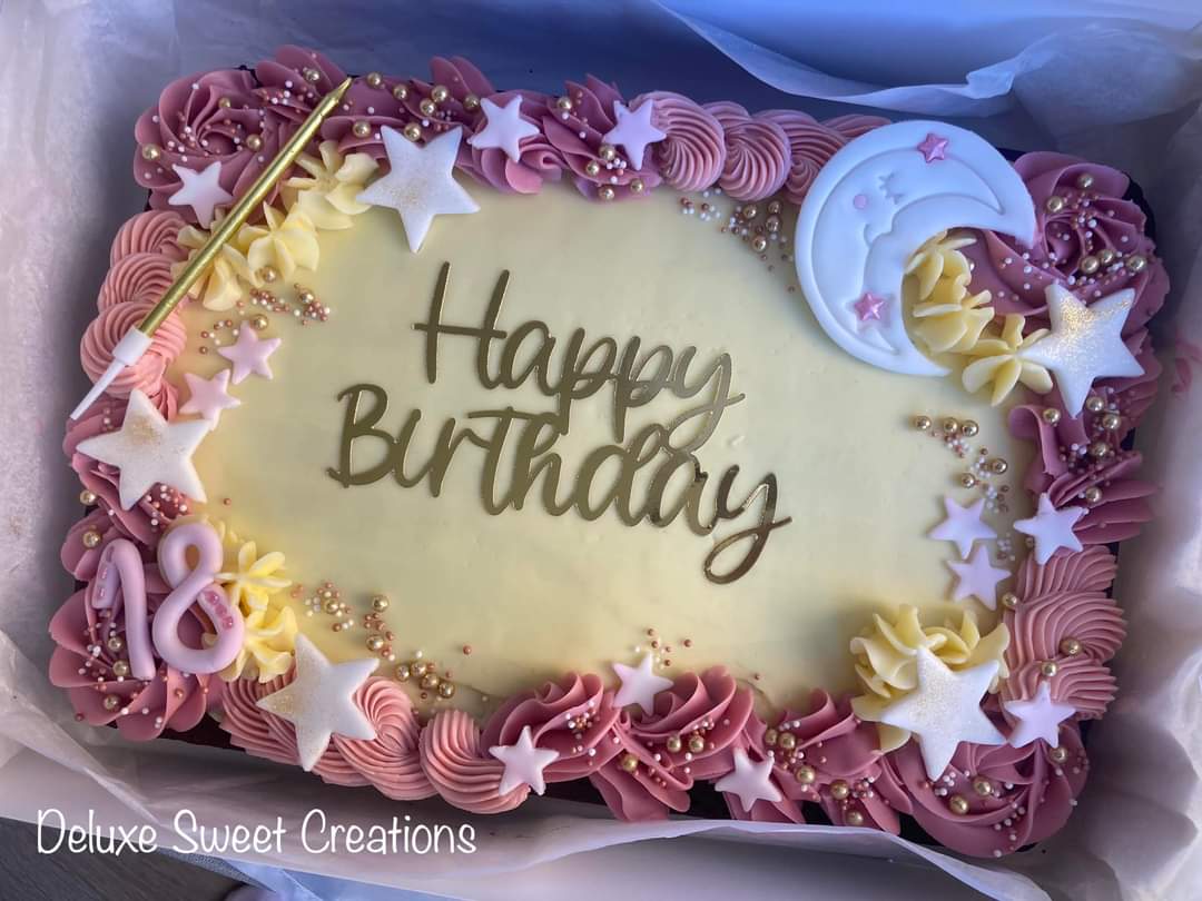 Sheet Cake Happy Birthday Topper 2