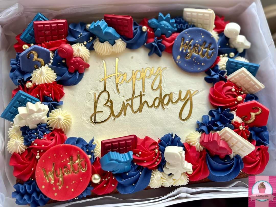 Sheet Cake Happy Birthday Topper 1