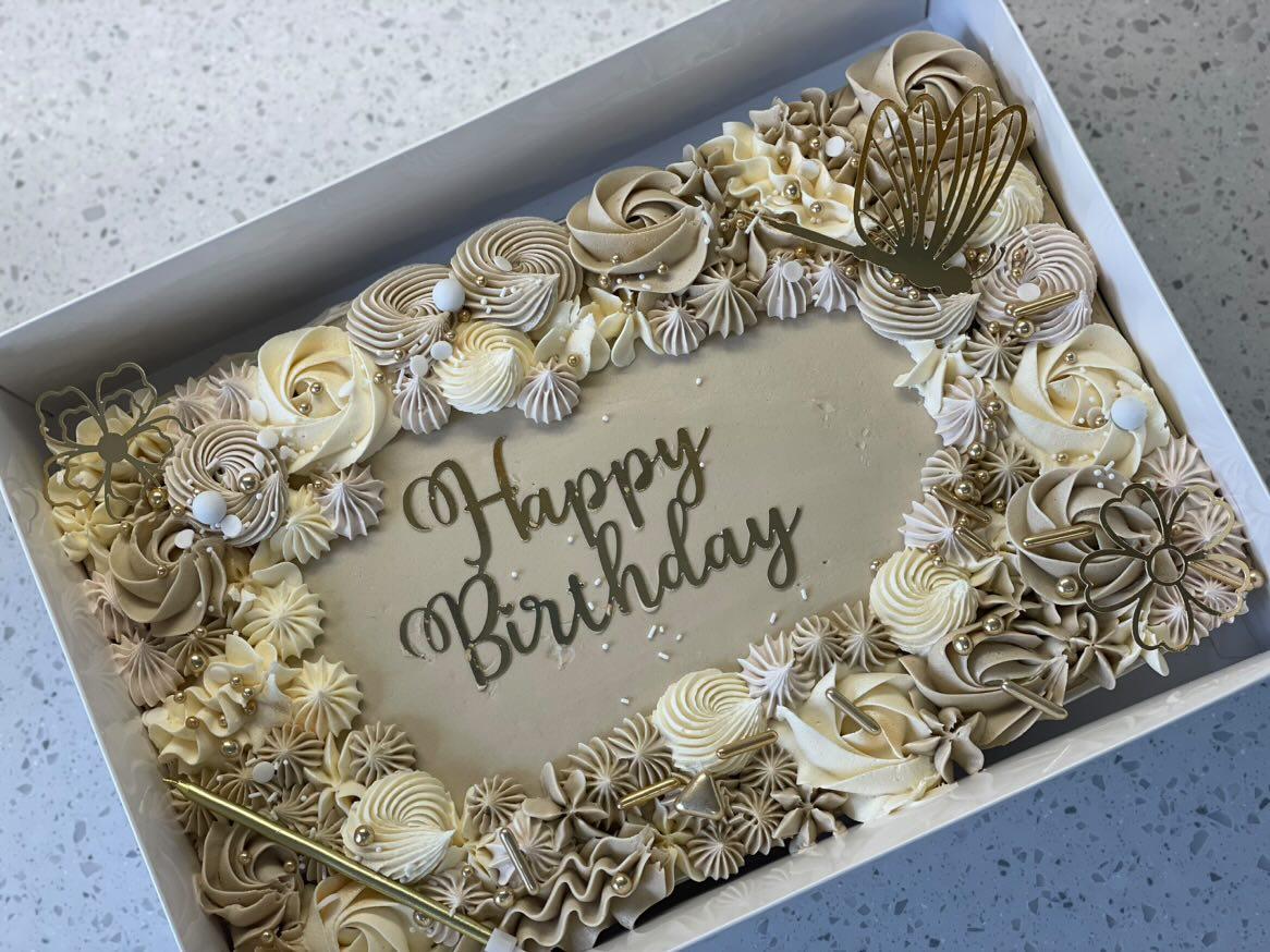 Sheet Cake Happy Birthday Topper 1