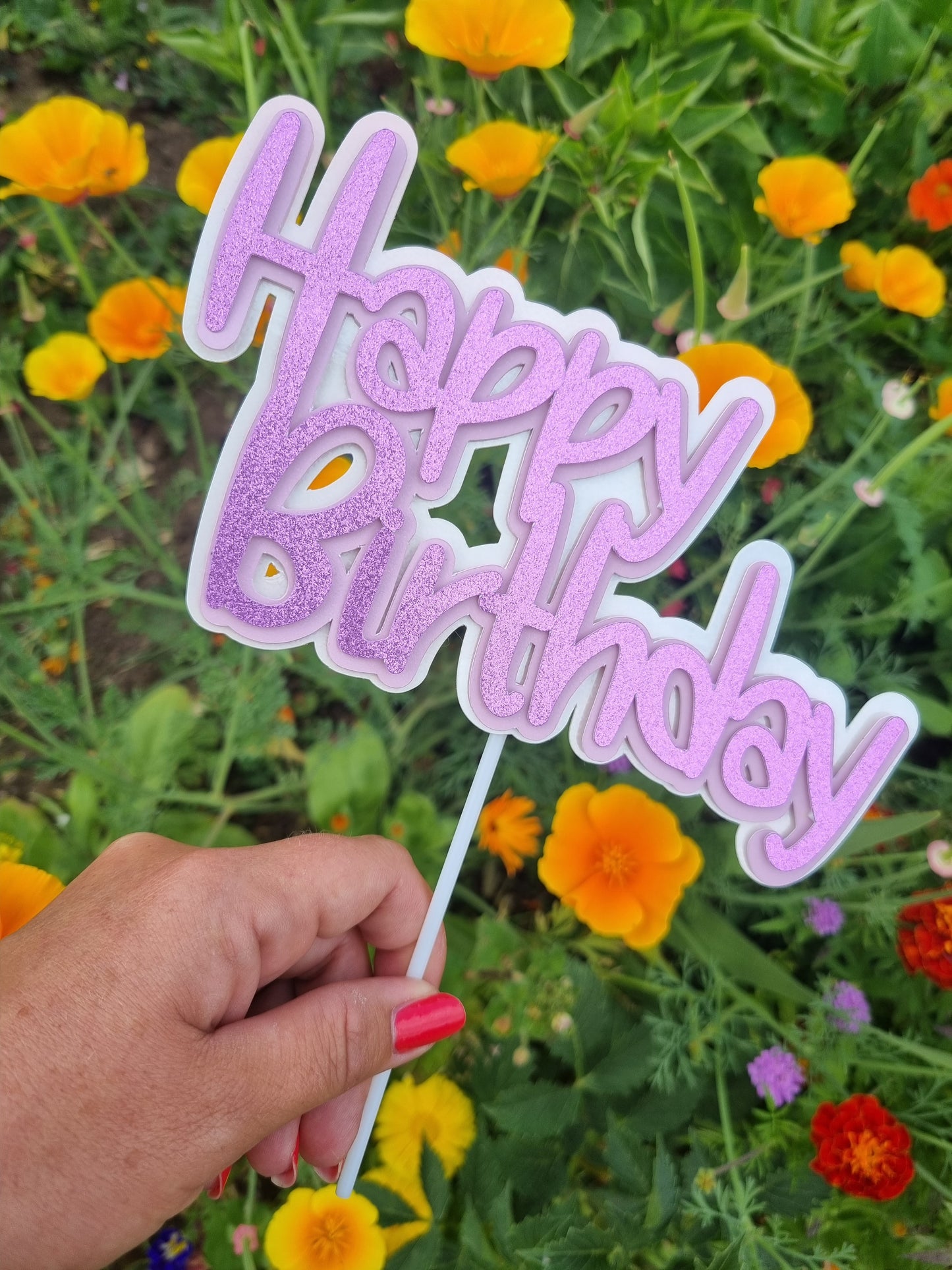 Happy Birthday topper (Style 1)