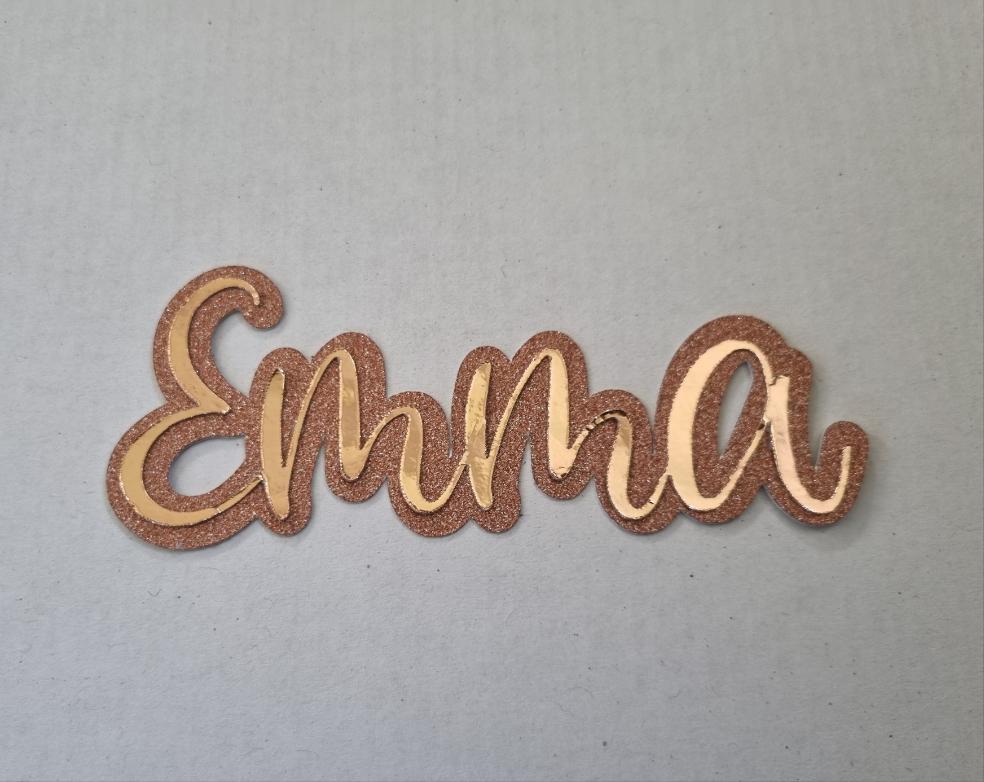 Rose Gold & Pink Palm/Name/Age Set