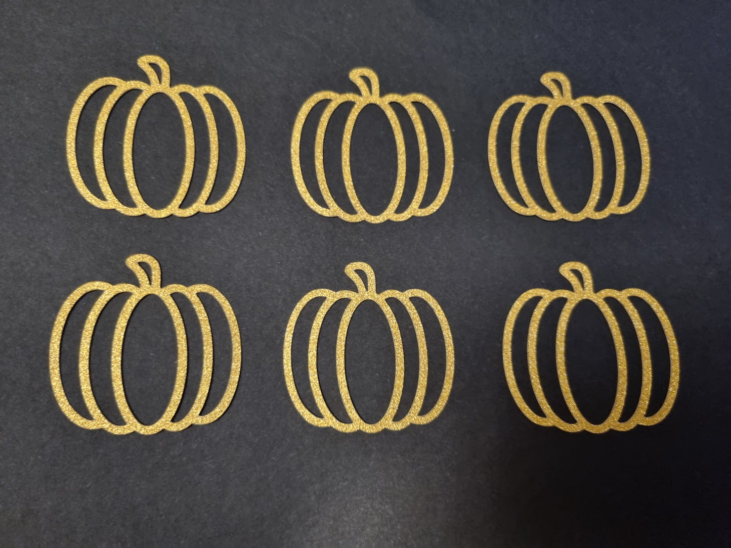 Pumpkin Cupcake Toppers x6