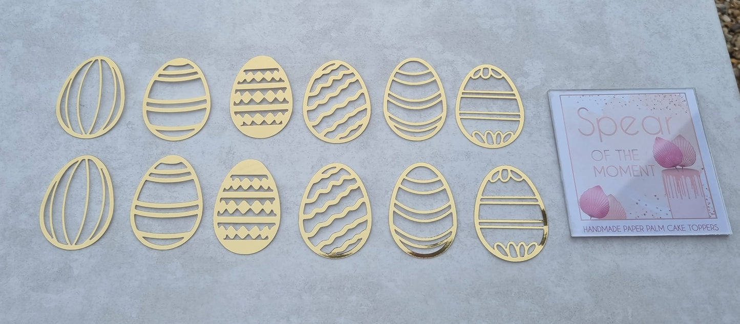Easter toppers x12 (Style 2)