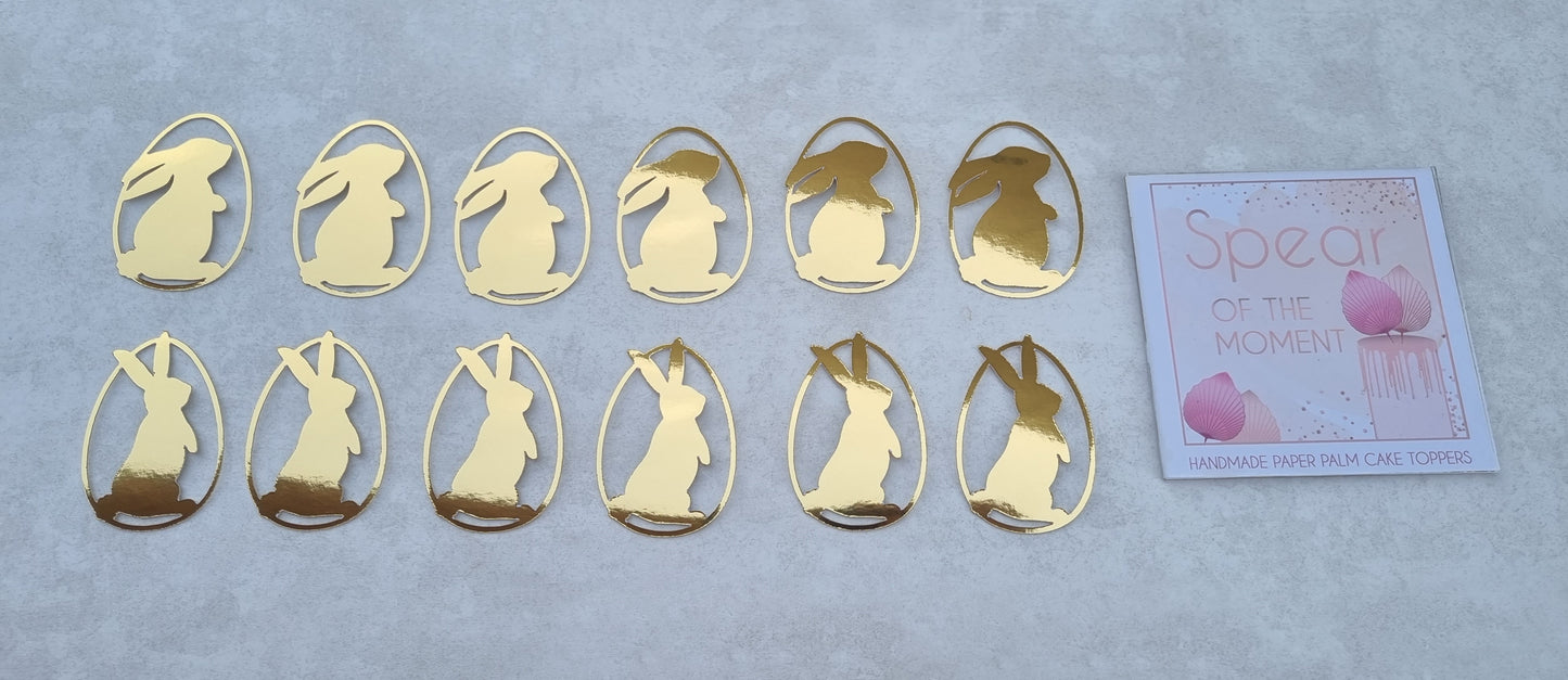 Easter toppers x12 (Style 6)