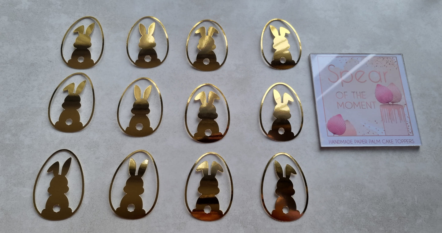 Easter toppers x12 (Style 7)