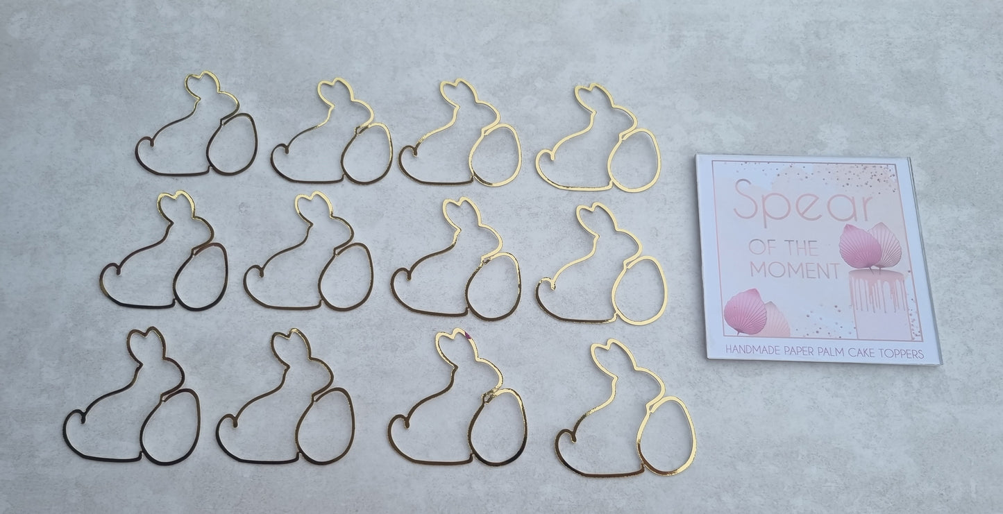 Easter toppers x12 (Style 8)