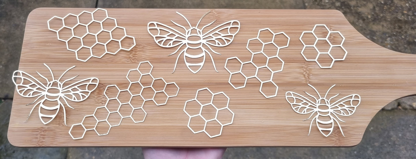 Bee & honeycomb set