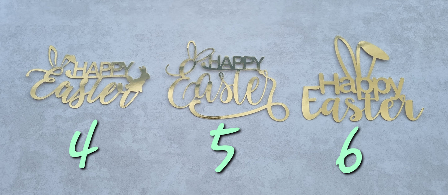 Easter Sheet cake toppers