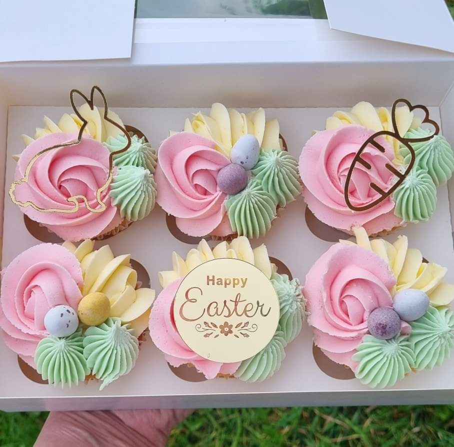 Easter toppers x12 (Style 4)