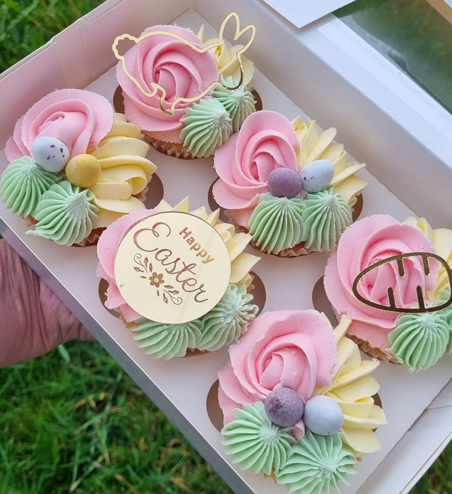 Easter toppers x12 (Style 4)