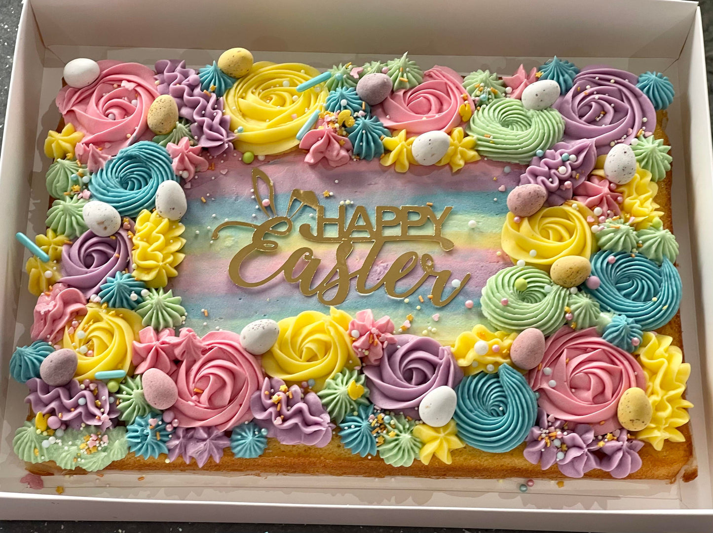 Easter Sheet cake toppers