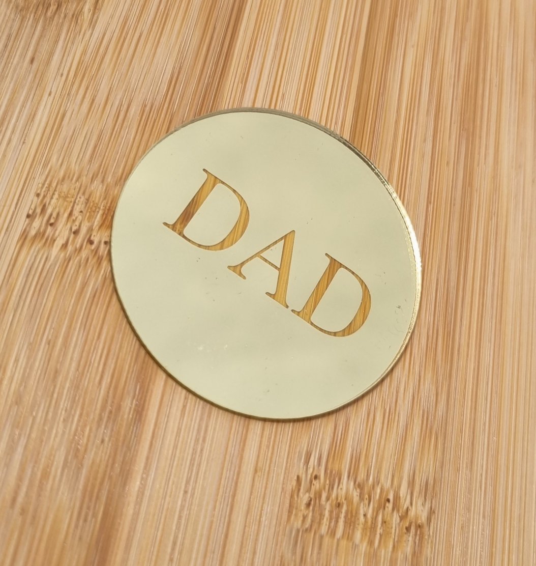 Dad Acrylic charm x10 (Please read description)