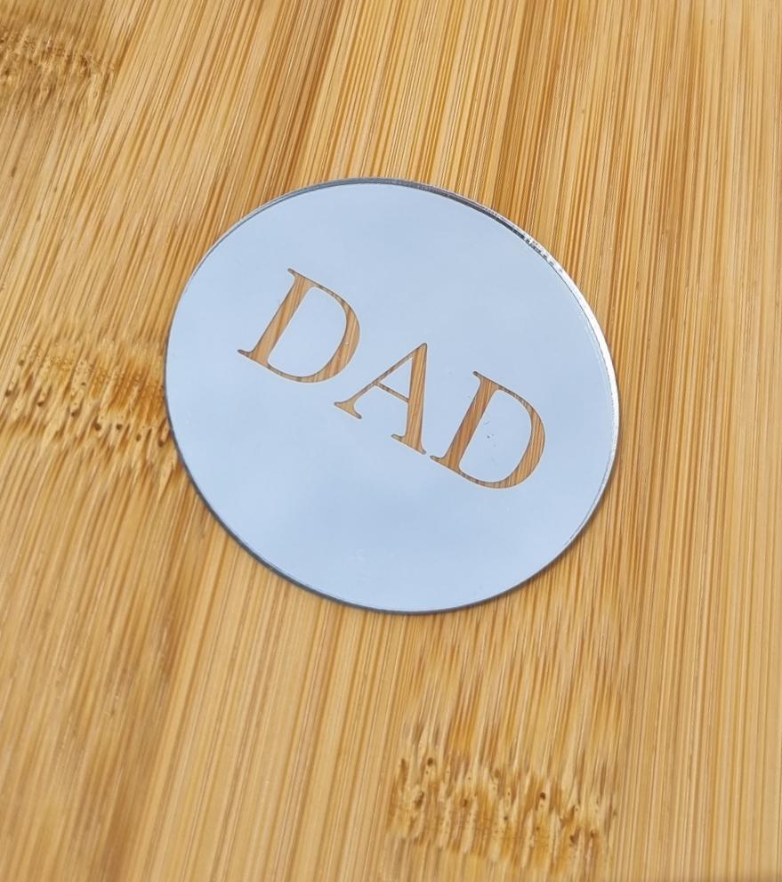 Dad Acrylic charm x10 (Please read description)