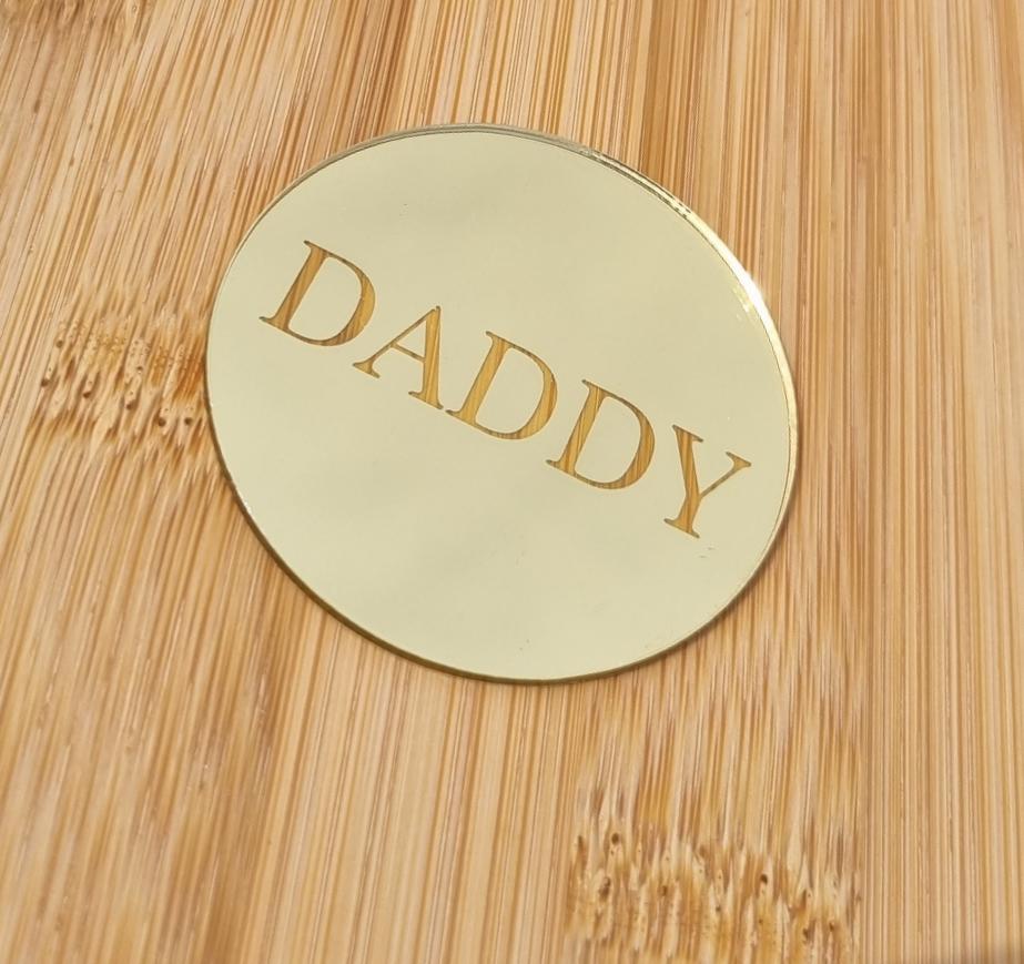 Daddy acrylic charm x10 (Please read description)