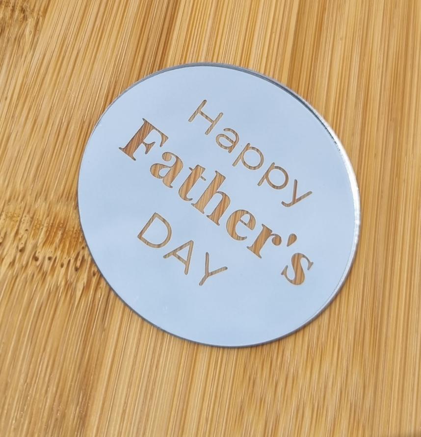 Happy Father's Day acrylic charm x10 (Please read description)