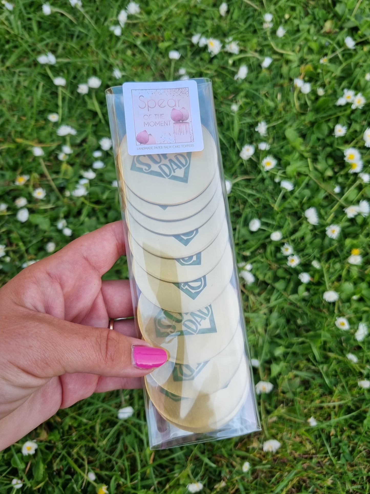 Super Dad acrylic charm x10 (Please read Description)