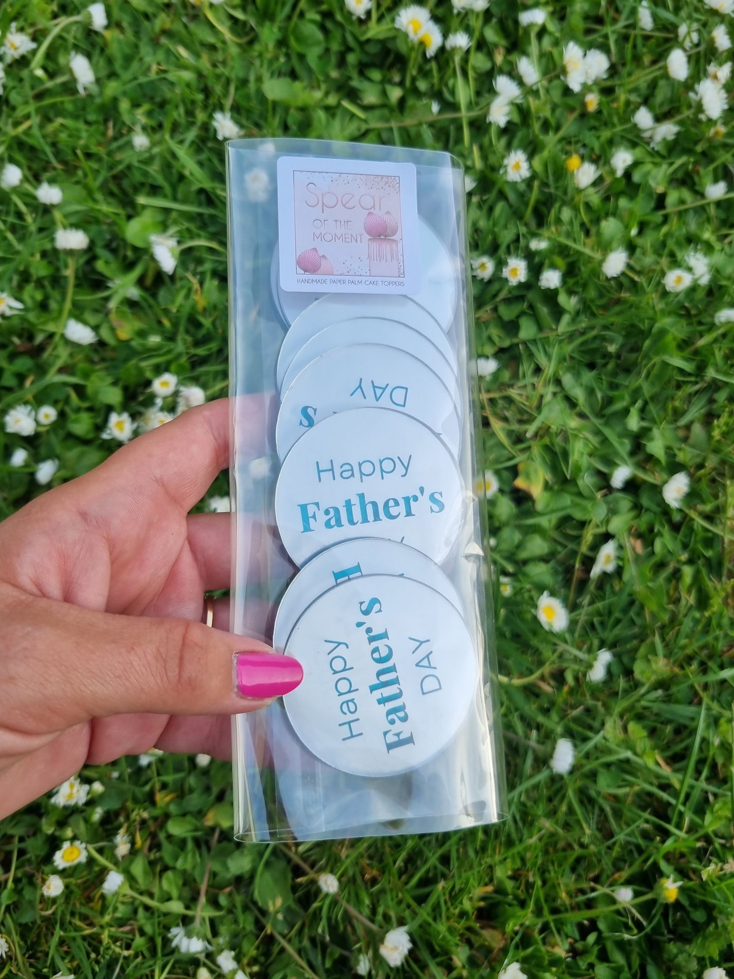 Happy Father's Day acrylic charm x10 (Please read description)