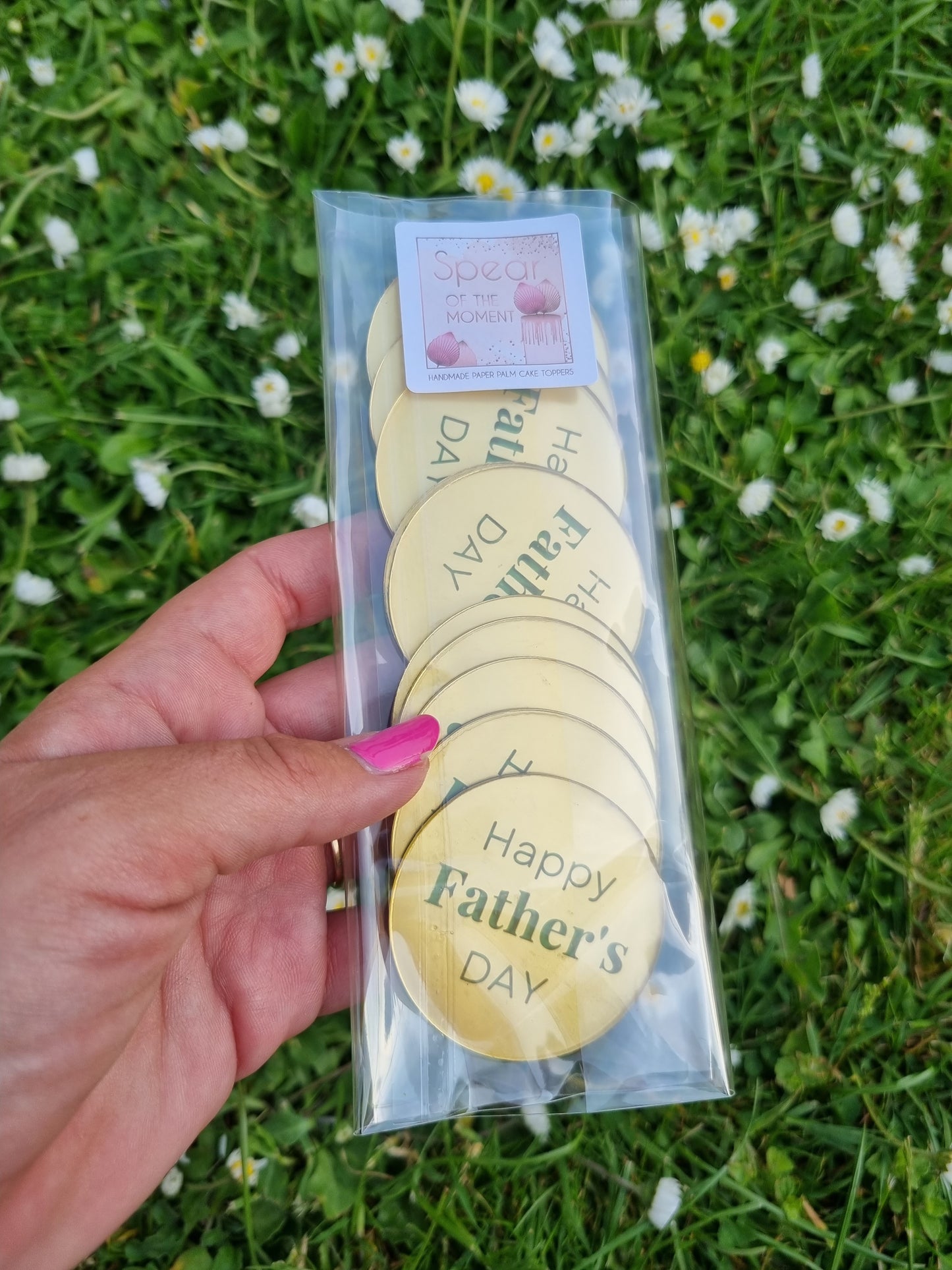 Happy Father's Day acrylic charm x10 (Please read description)