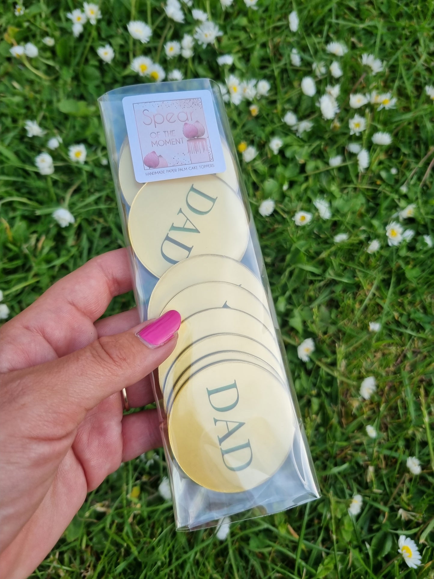 Dad Acrylic charm x10 (Please read description)