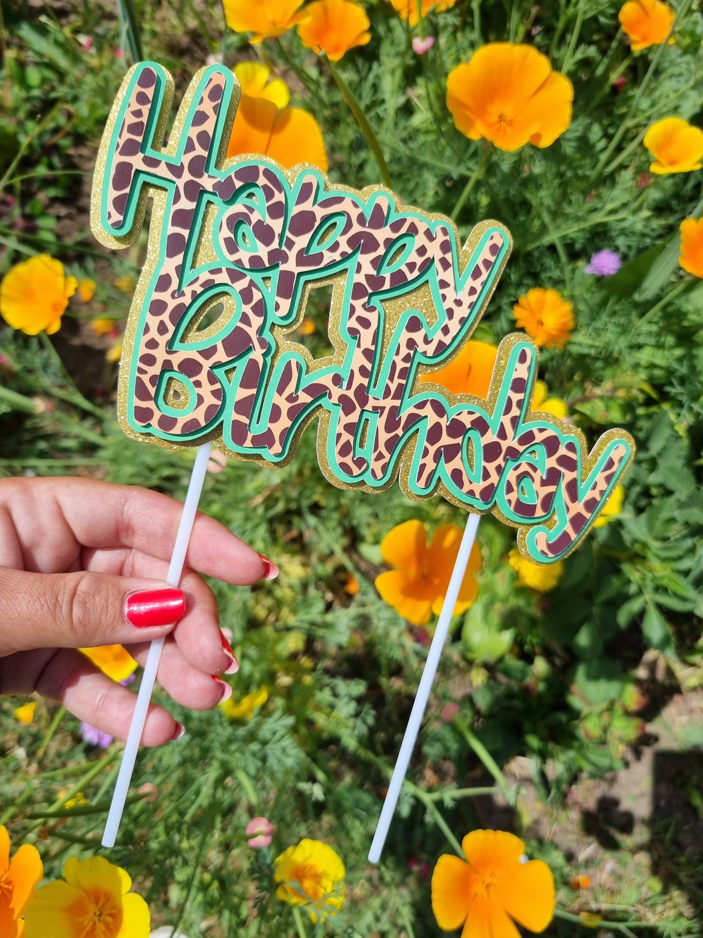 Happy Birthday topper (Style 1)