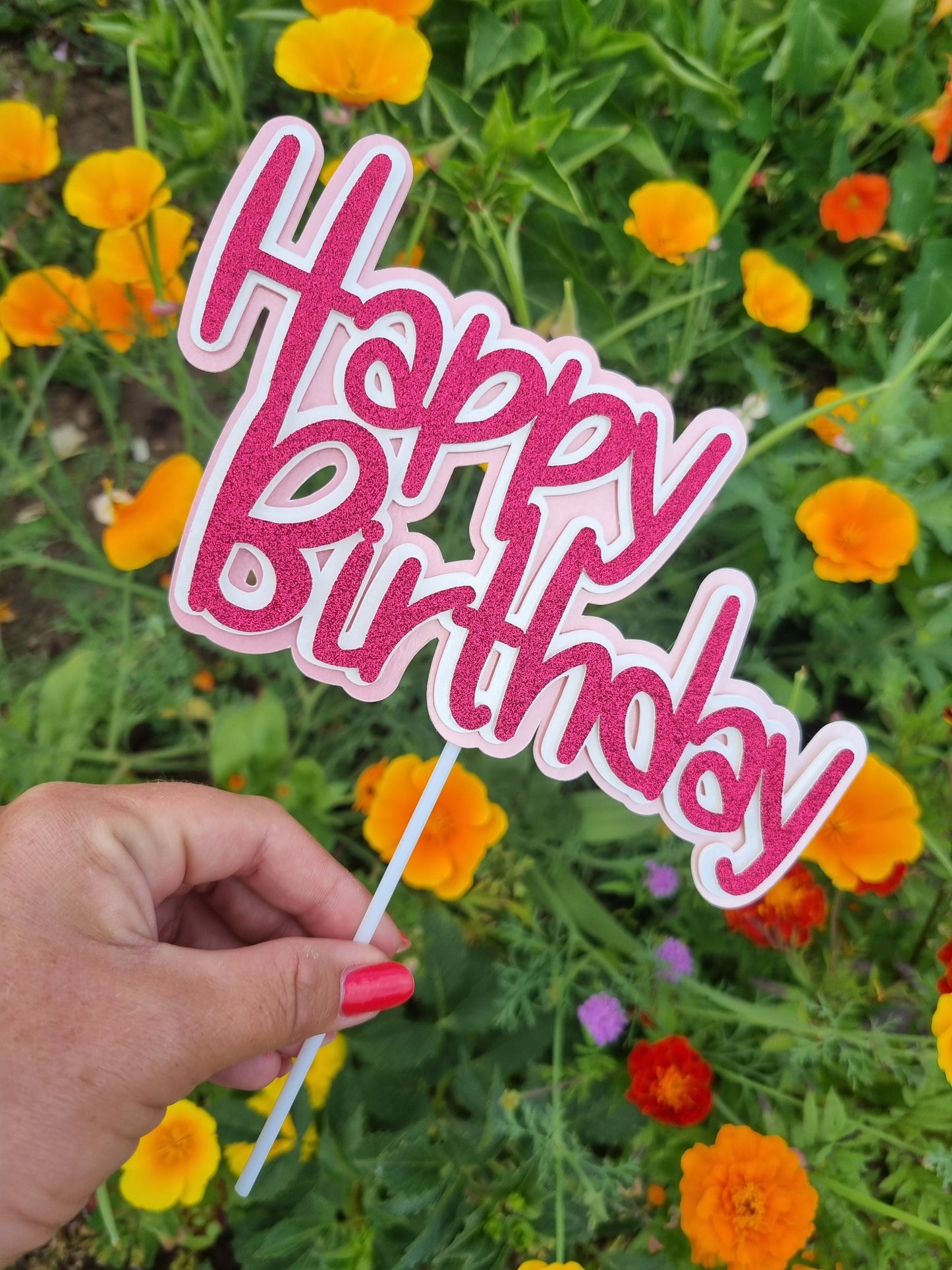 Happy Birthday topper (Style 1)