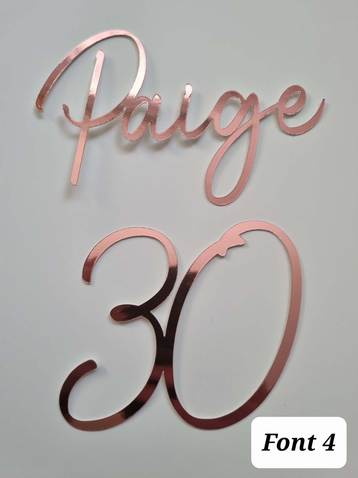 Name & Age charm