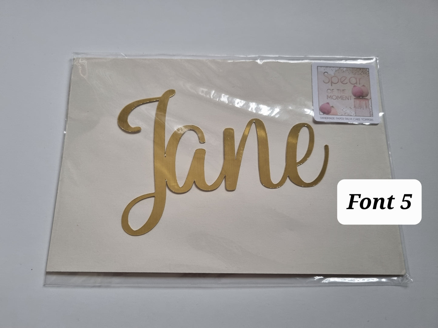 Name & Age charm