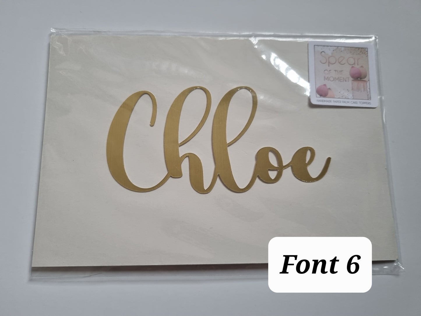 Name & Age charm