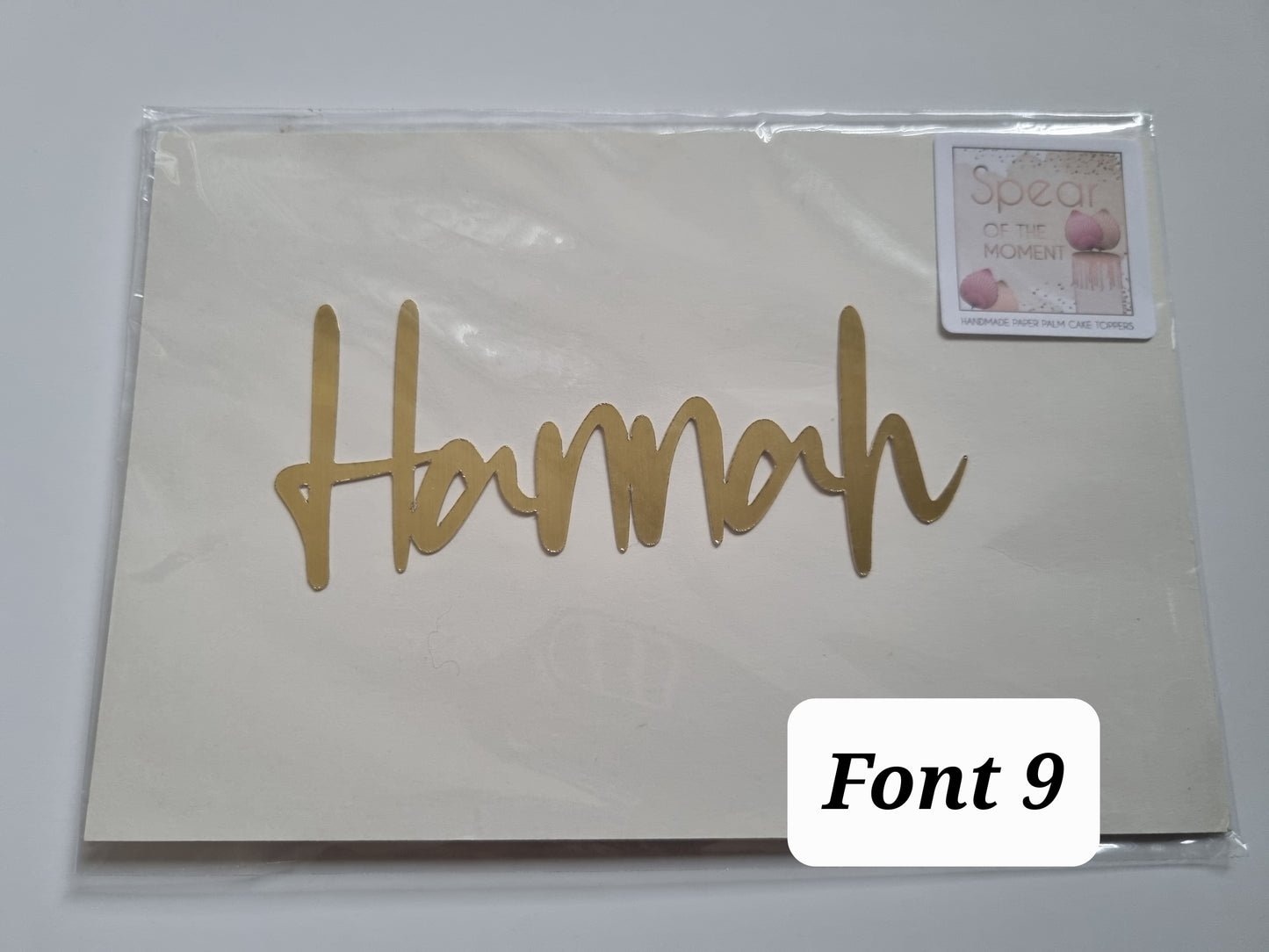 Name & Age charm
