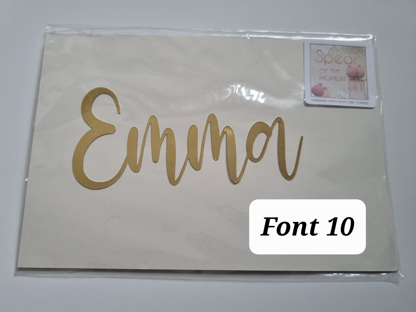 Name & Age charm