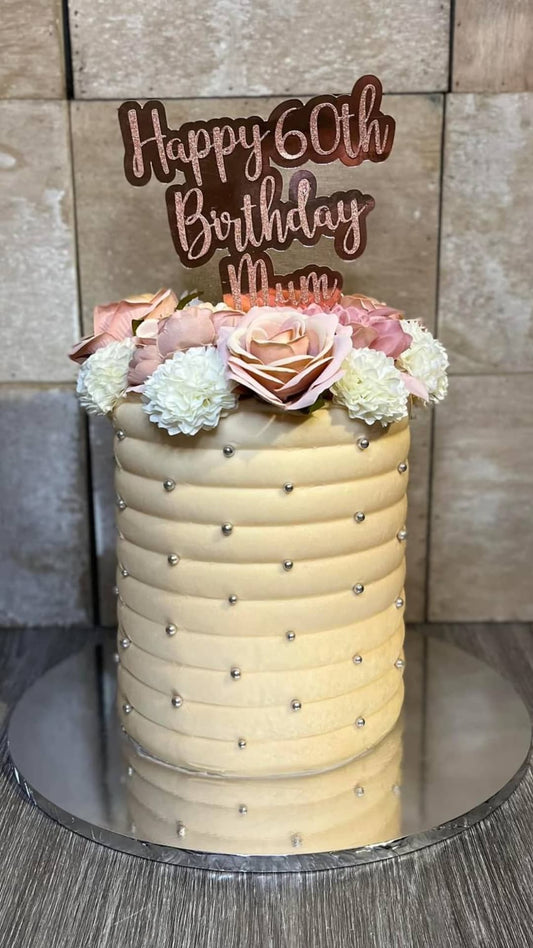 Layered Happy Birthday Topper